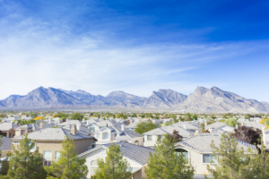 A view of Summerlin in Las Vegas. Summerlin is an affluent 22,500-acre master-planned community in the Las Vegas Valley. Nevada is a state in the Western, Mountain West, and Southwestern regions of the United States.